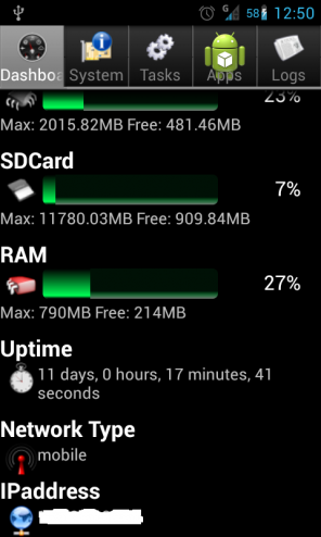 11 days of up time